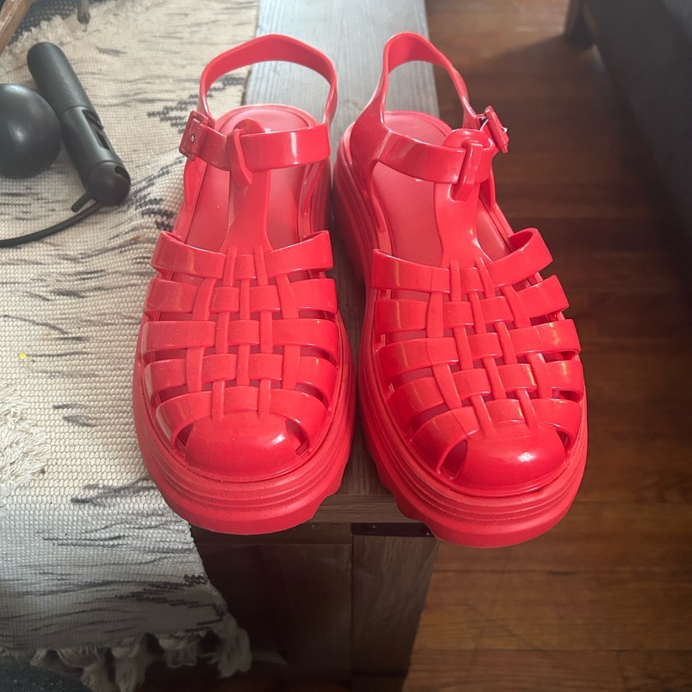Melissa Bold Red Sandals